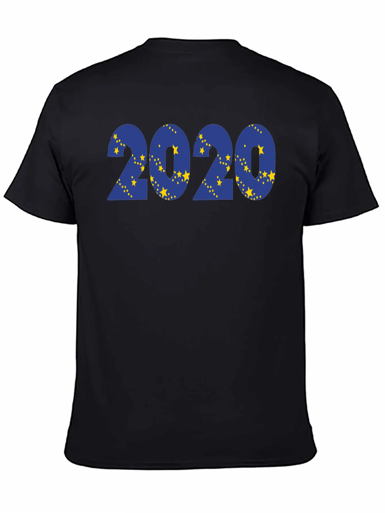 ??¡ã?2020-Awesome Happy New Year Of 2020(Star Font) Unisex Casual T-Shirt ¨C Clean Design For Daily Comfort