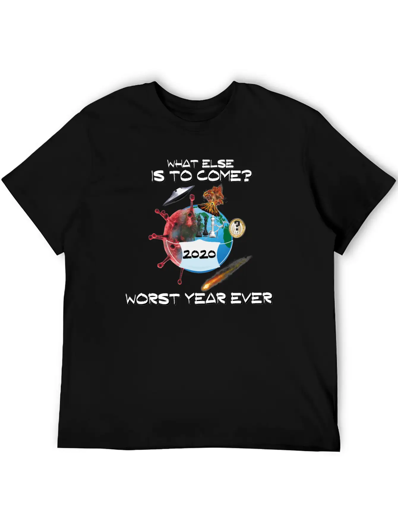 2020 WorseYearEver Unisex Casual T-Shirt ¨C Clean Design For Daily Comfort