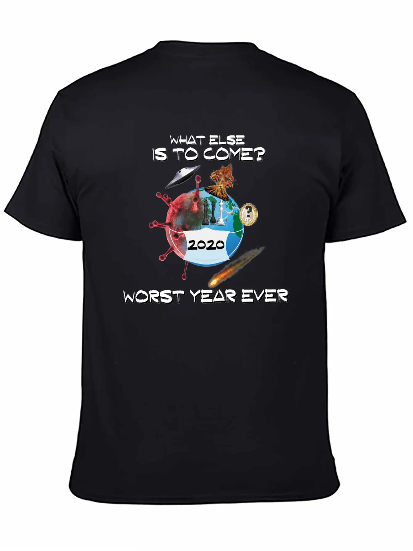 2020 WorseYearEver Unisex Casual T-Shirt ¨C Clean Design For Daily Comfort