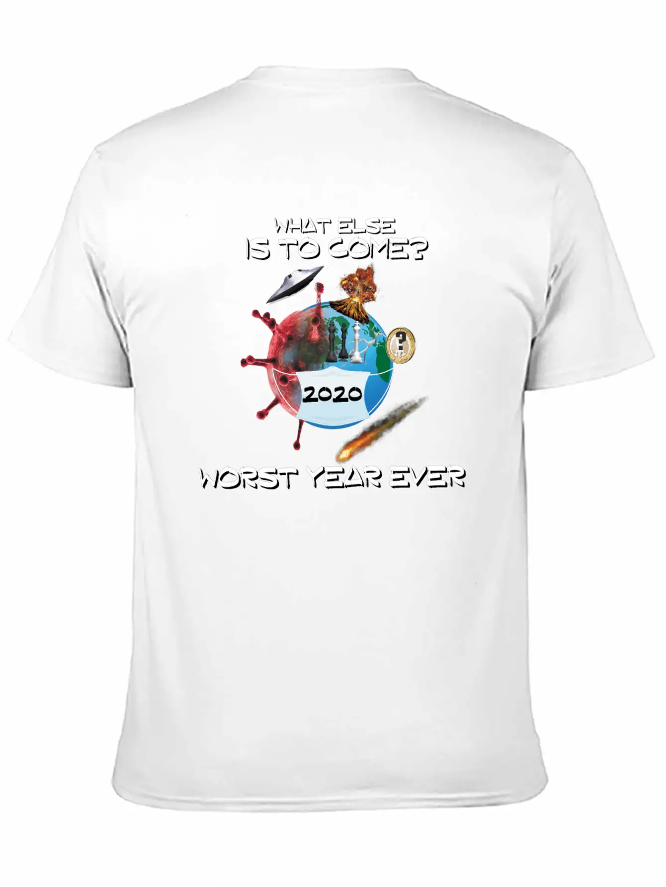 2020 WorseYearEver Unisex Casual T-Shirt ¨C Clean Design For Daily Comfort
