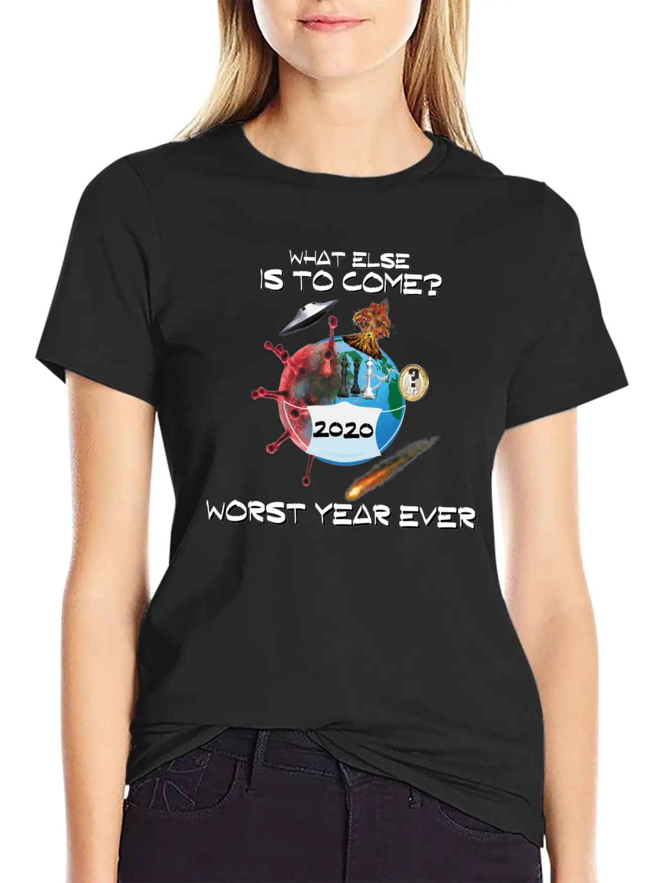 2020 WorseYearEver Unisex Casual T-Shirt ¨C Clean Design For Daily Comfort