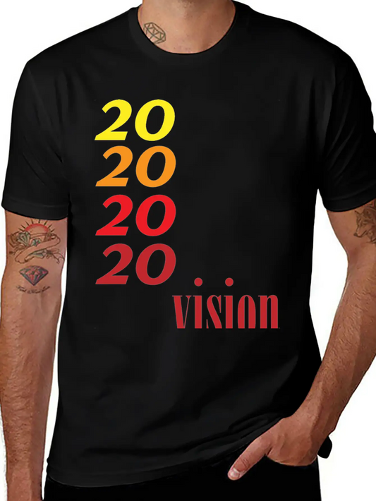 2020vision Basic Graphic T-Shirt ¨C Daily Comfort In Soft Cotton