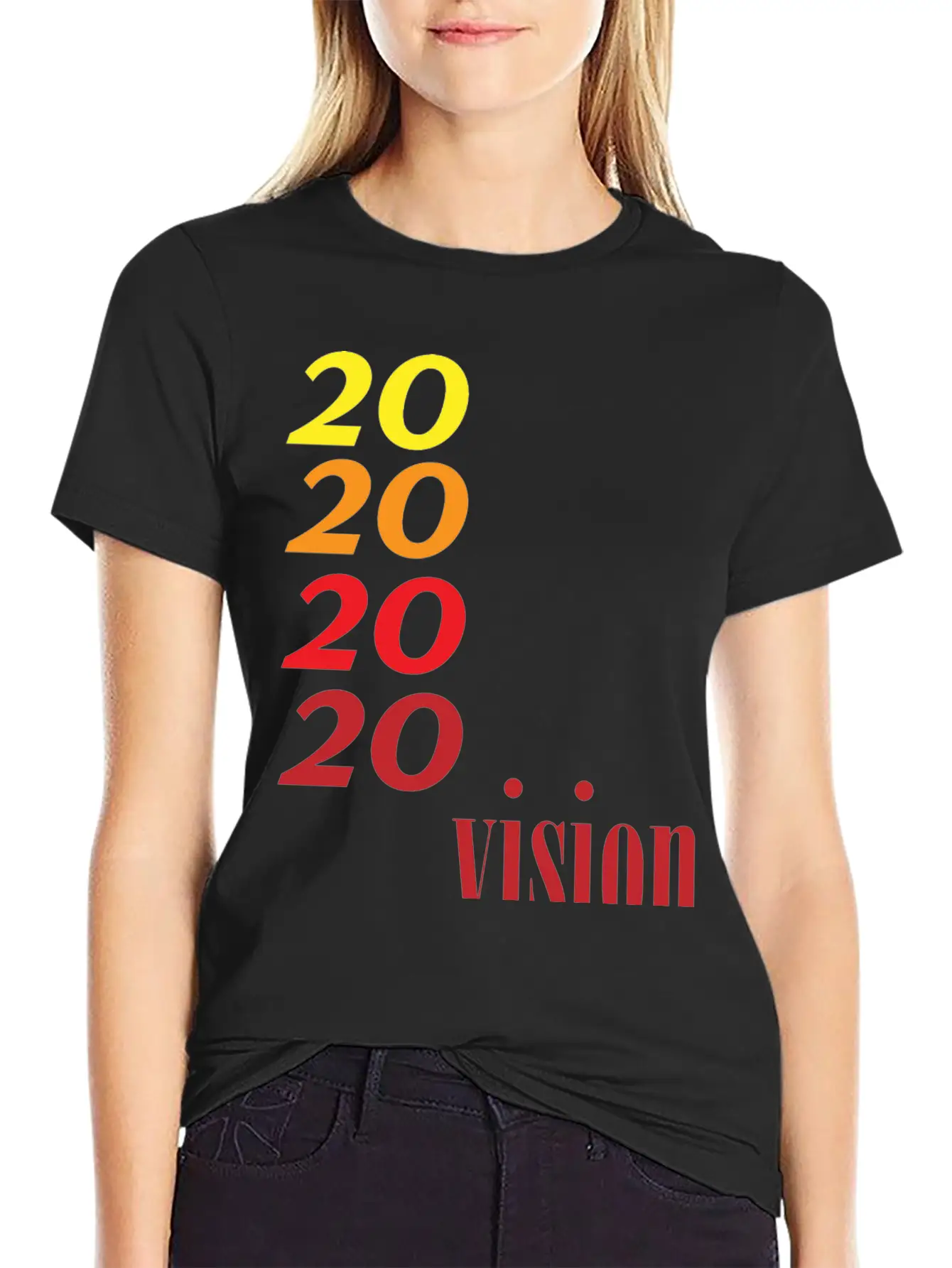 2020vision Basic Graphic T-Shirt ¨C Daily Comfort In Soft Cotton