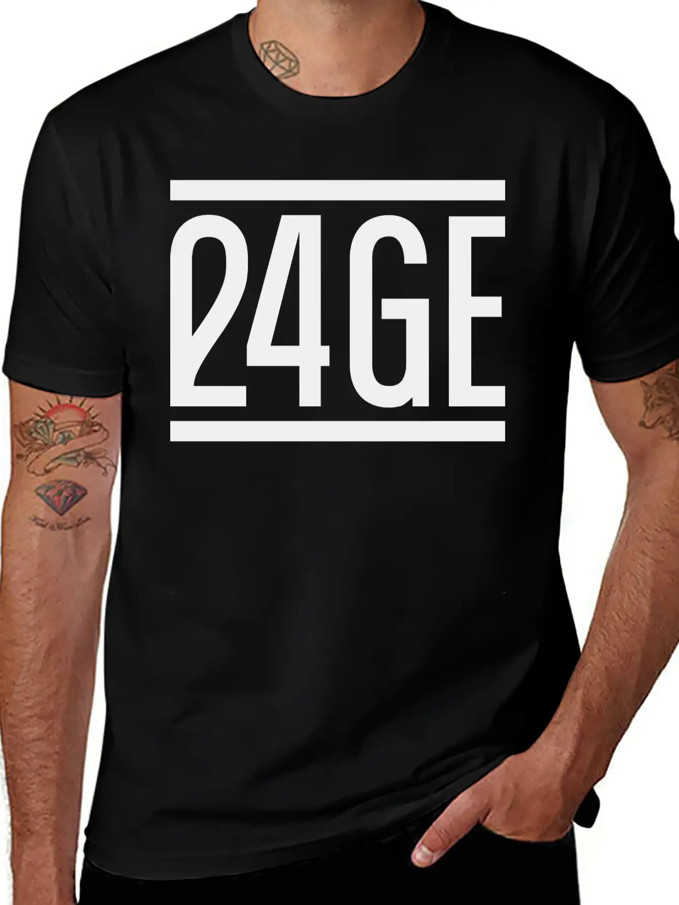 24_rage Unisex Casual T-Shirt ¨C Clean Design For Daily Comfort