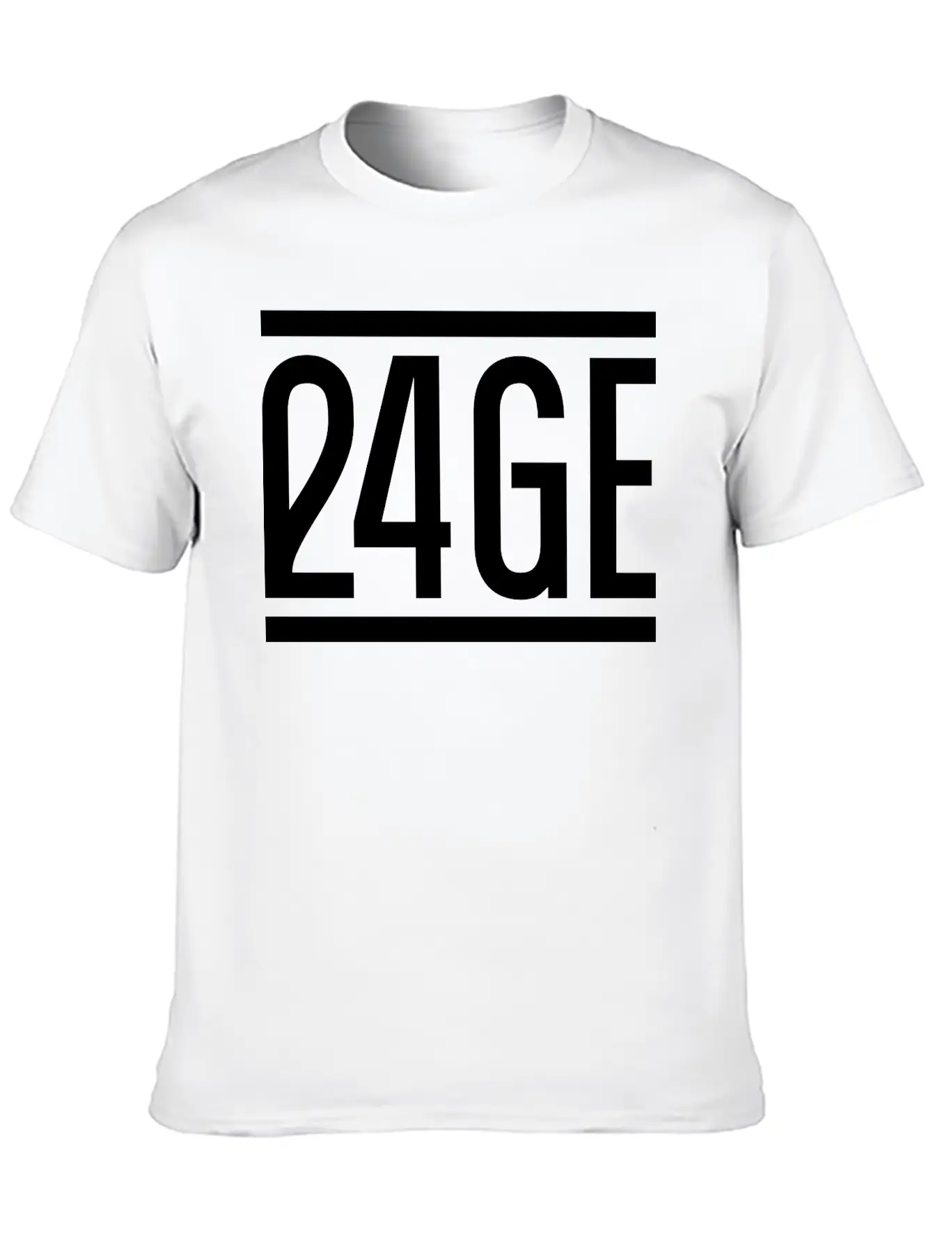 24_rage Unisex Casual T-Shirt ¨C Clean Design For Daily Comfort