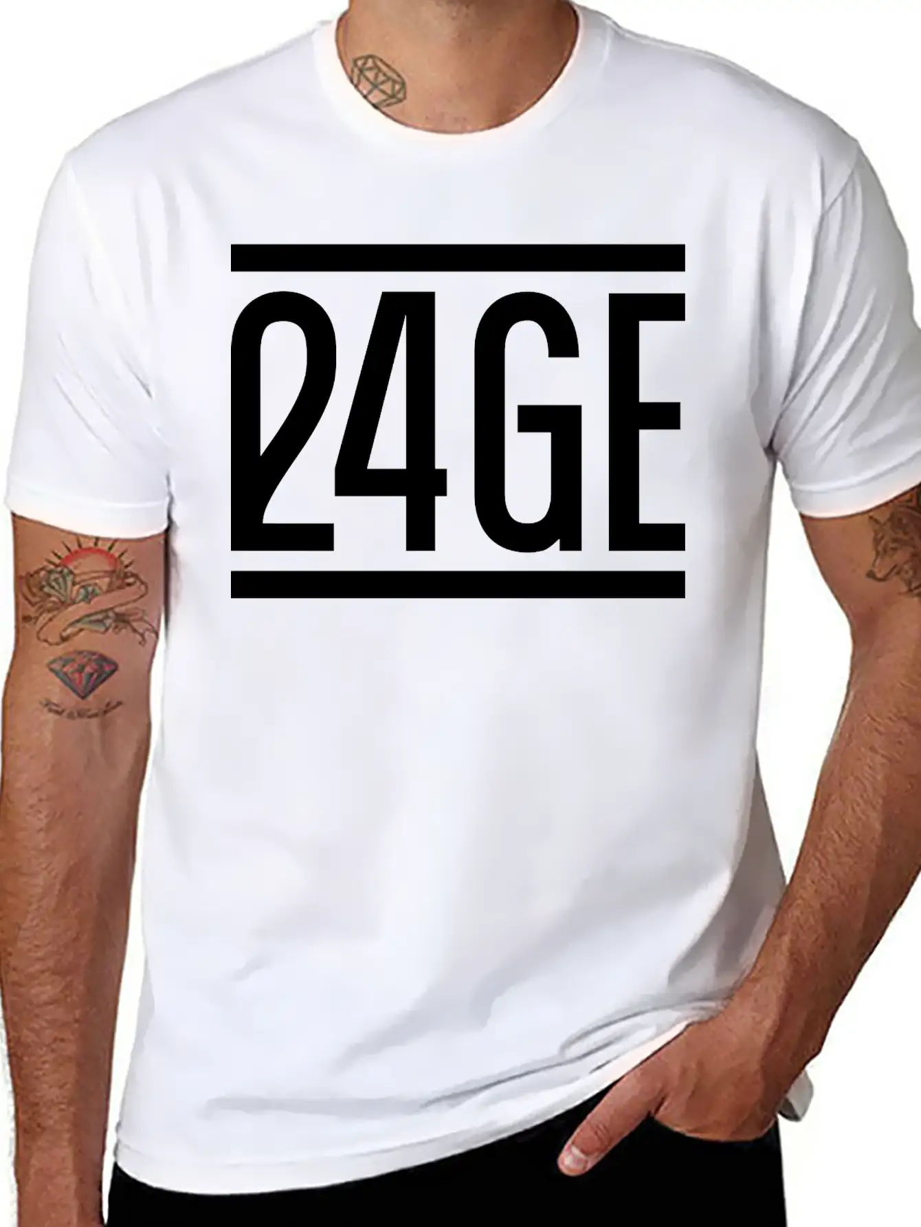 24_rage Unisex Casual T-Shirt ¨C Clean Design For Daily Comfort