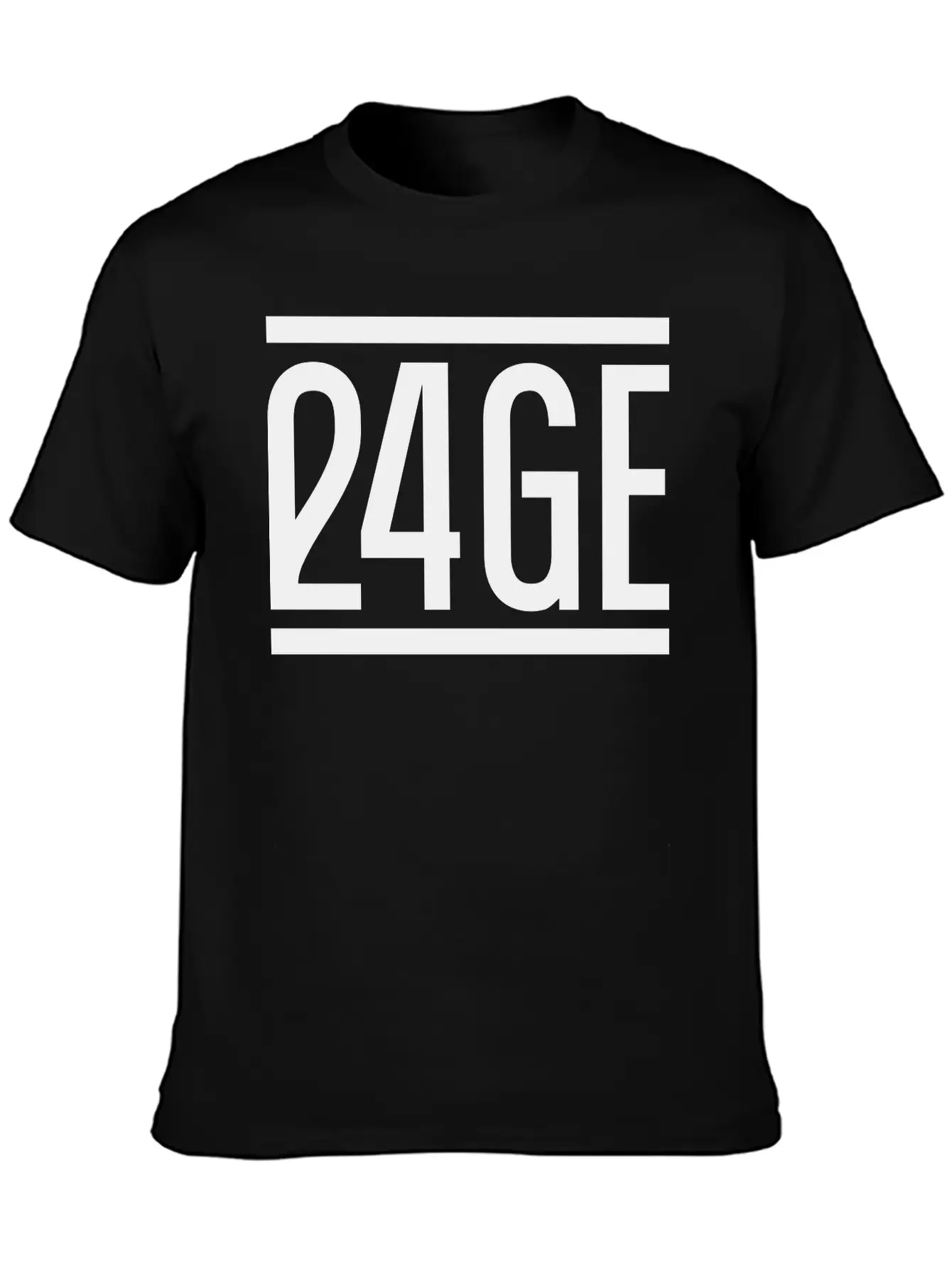 24_rage Unisex Casual T-Shirt ¨C Clean Design For Daily Comfort