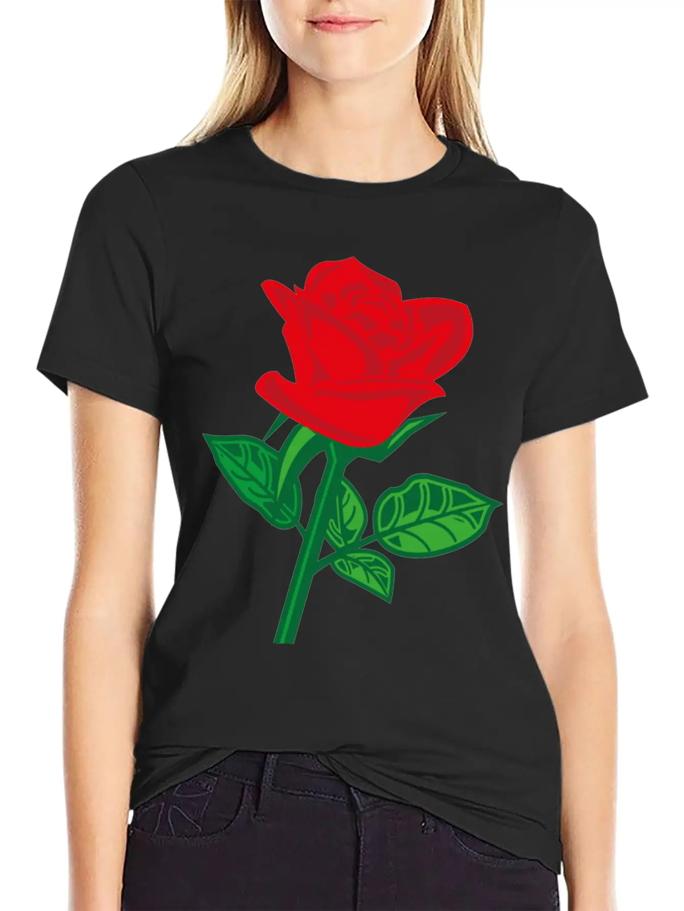 2541614 135369931 Rose Soft Cotton Short Sleeve Tee ¨C Unisex Wardrobe Staple