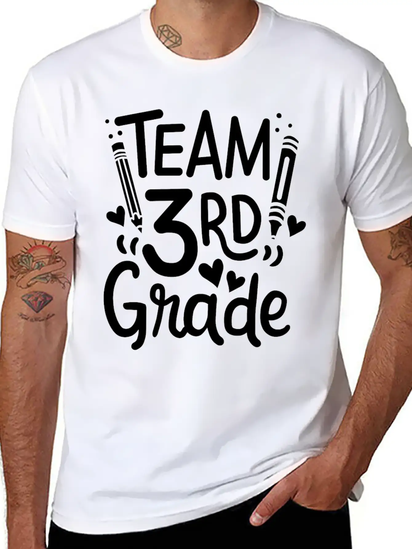 3rd Grade Teacher Basic Graphic T-Shirt ¨C Daily Comfort In Soft Cotton