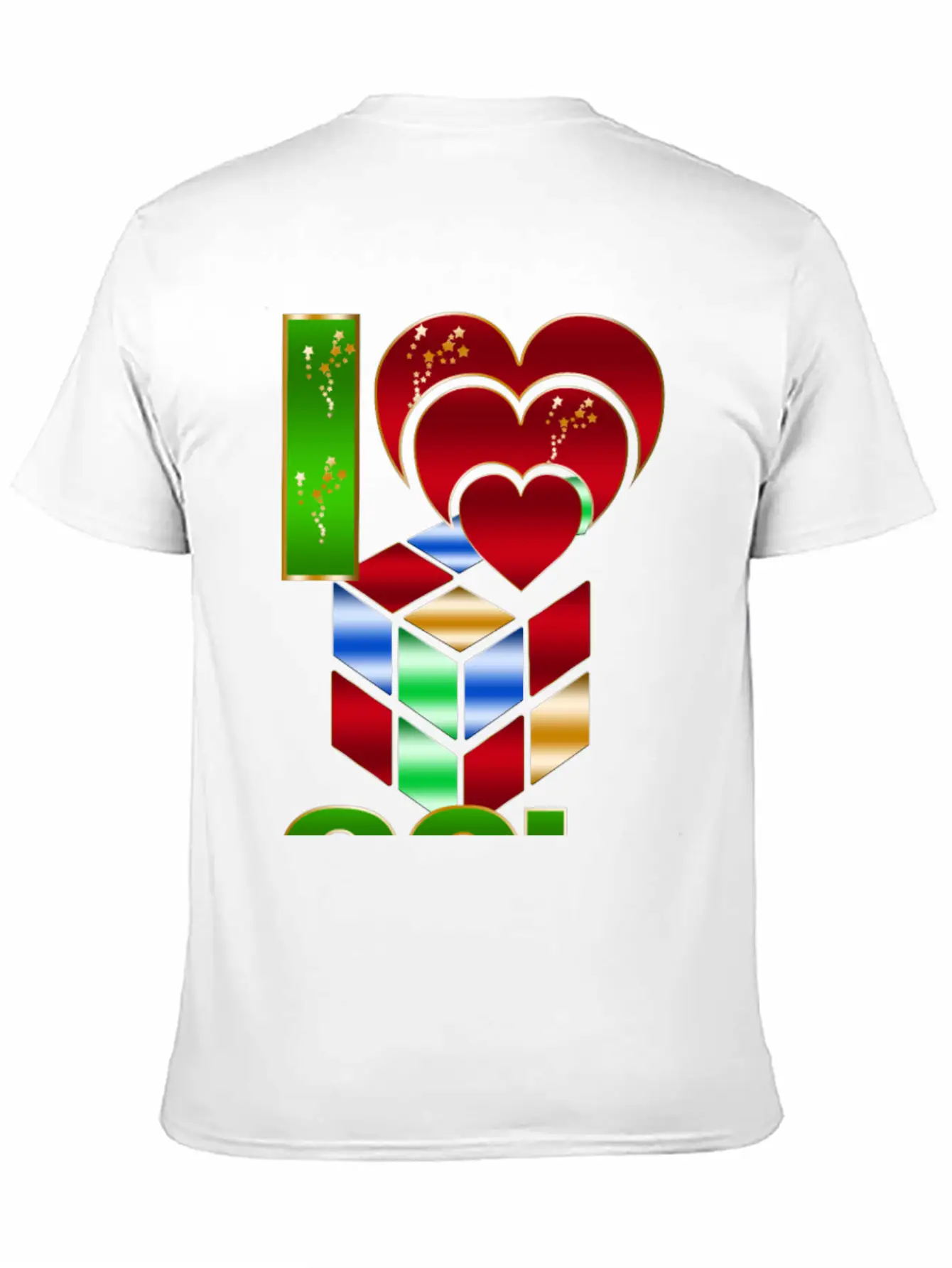 80s I Love Essential Cotton Tee For Daily Outfits ¨C Unisex Style