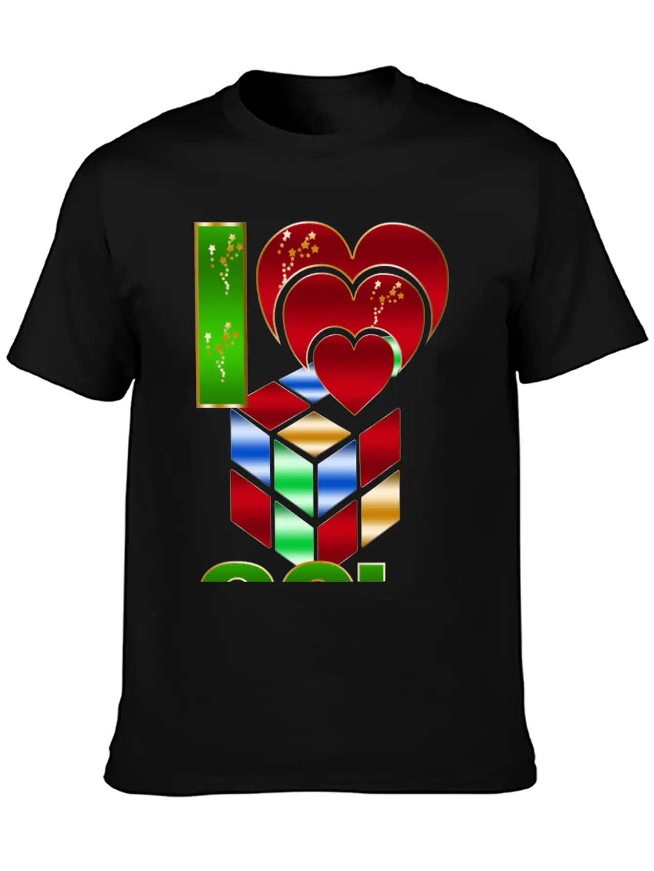 80s I Love Essential Cotton Tee For Daily Outfits ¨C Unisex Style