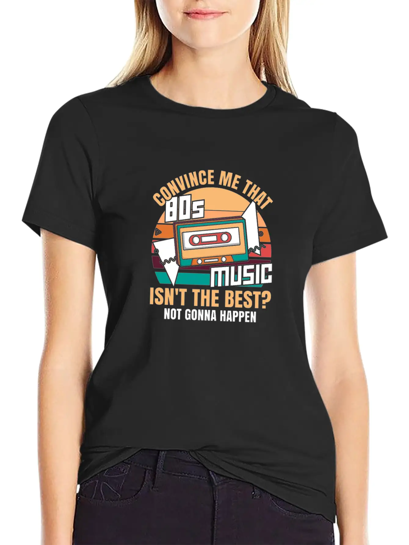 80s Music Essential Cotton Tee For Daily Outfits ¨C Unisex Style