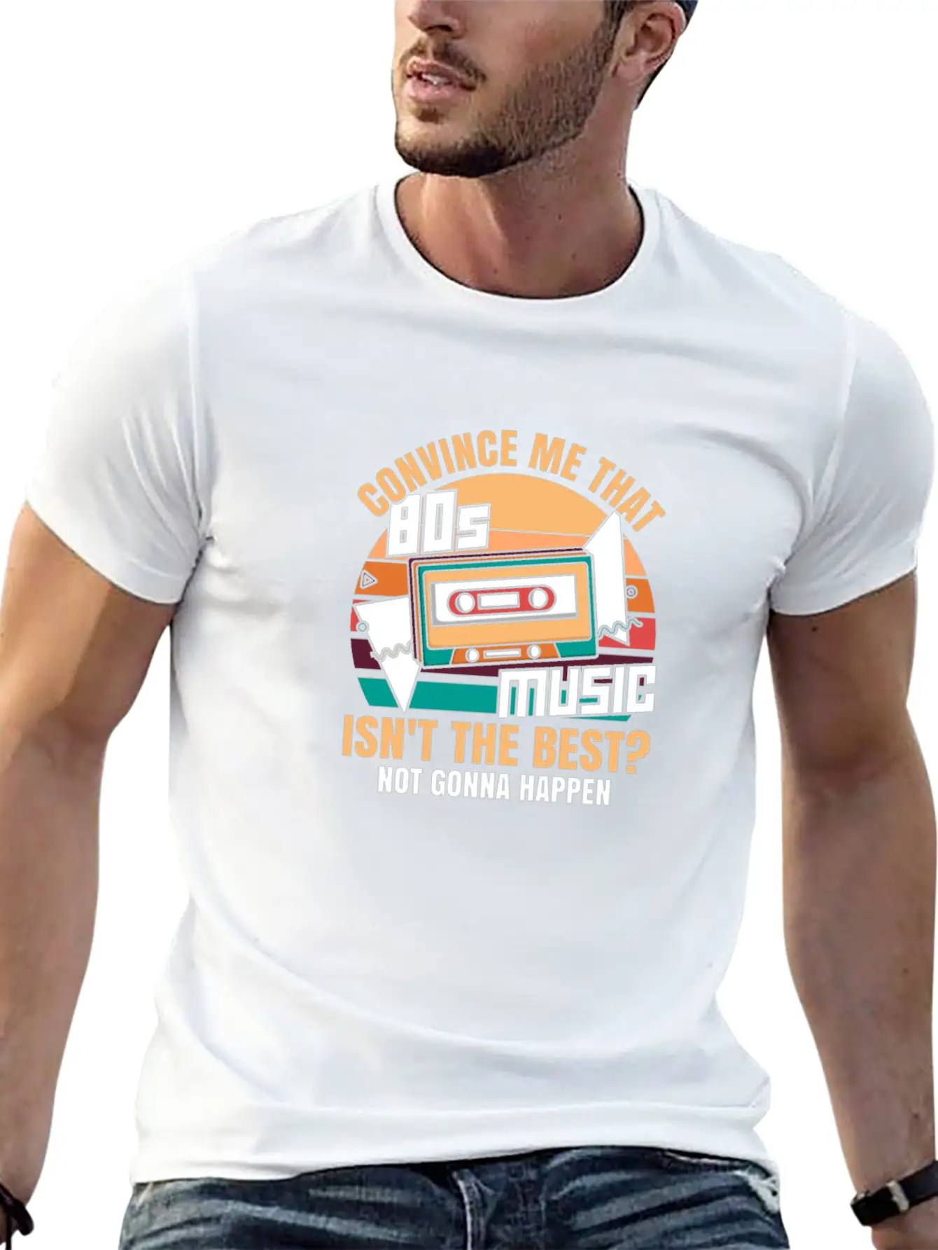 80s Music Essential Cotton Tee For Daily Outfits ¨C Unisex Style