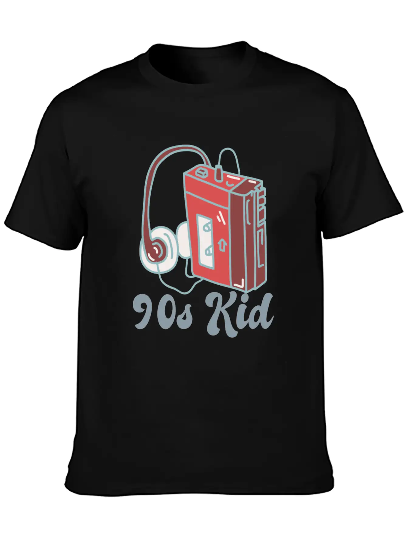 90s Kid Cassette Unisex Casual T-Shirt ¨C Clean Design For Daily Comfort