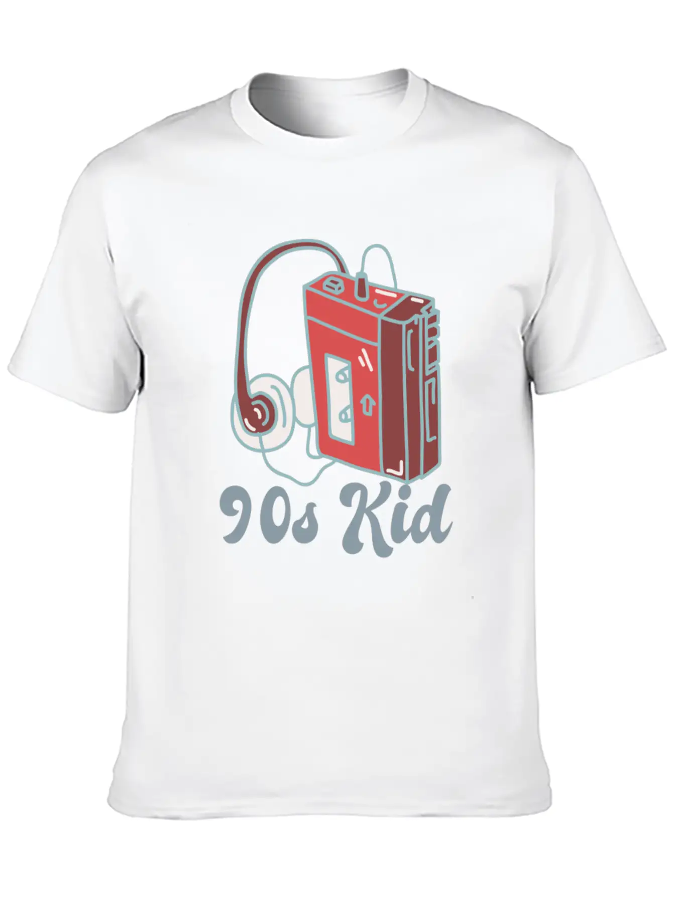 90s Kid Cassette Unisex Casual T-Shirt ¨C Clean Design For Daily Comfort