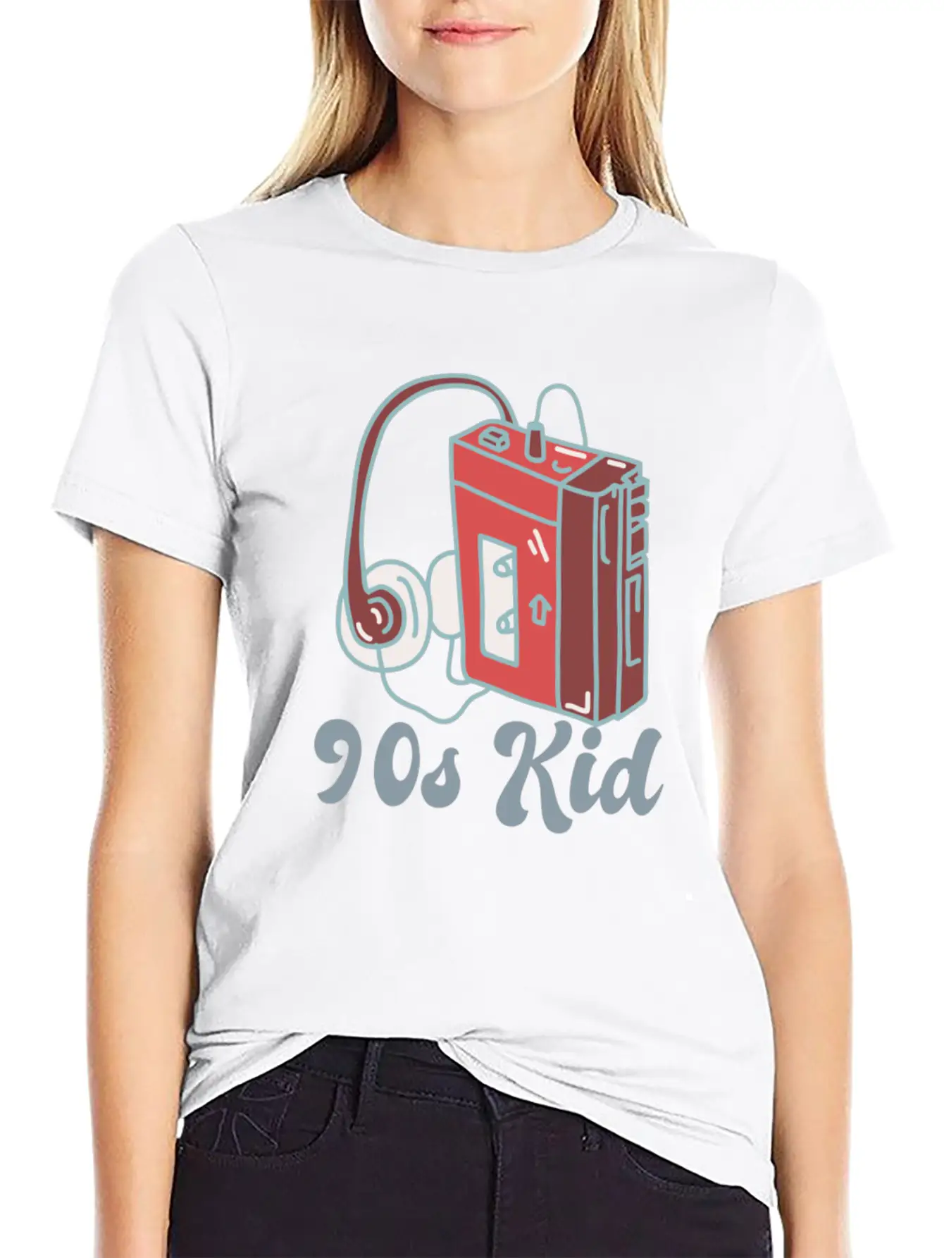 90s Kid Cassette Unisex Casual T-Shirt ¨C Clean Design For Daily Comfort