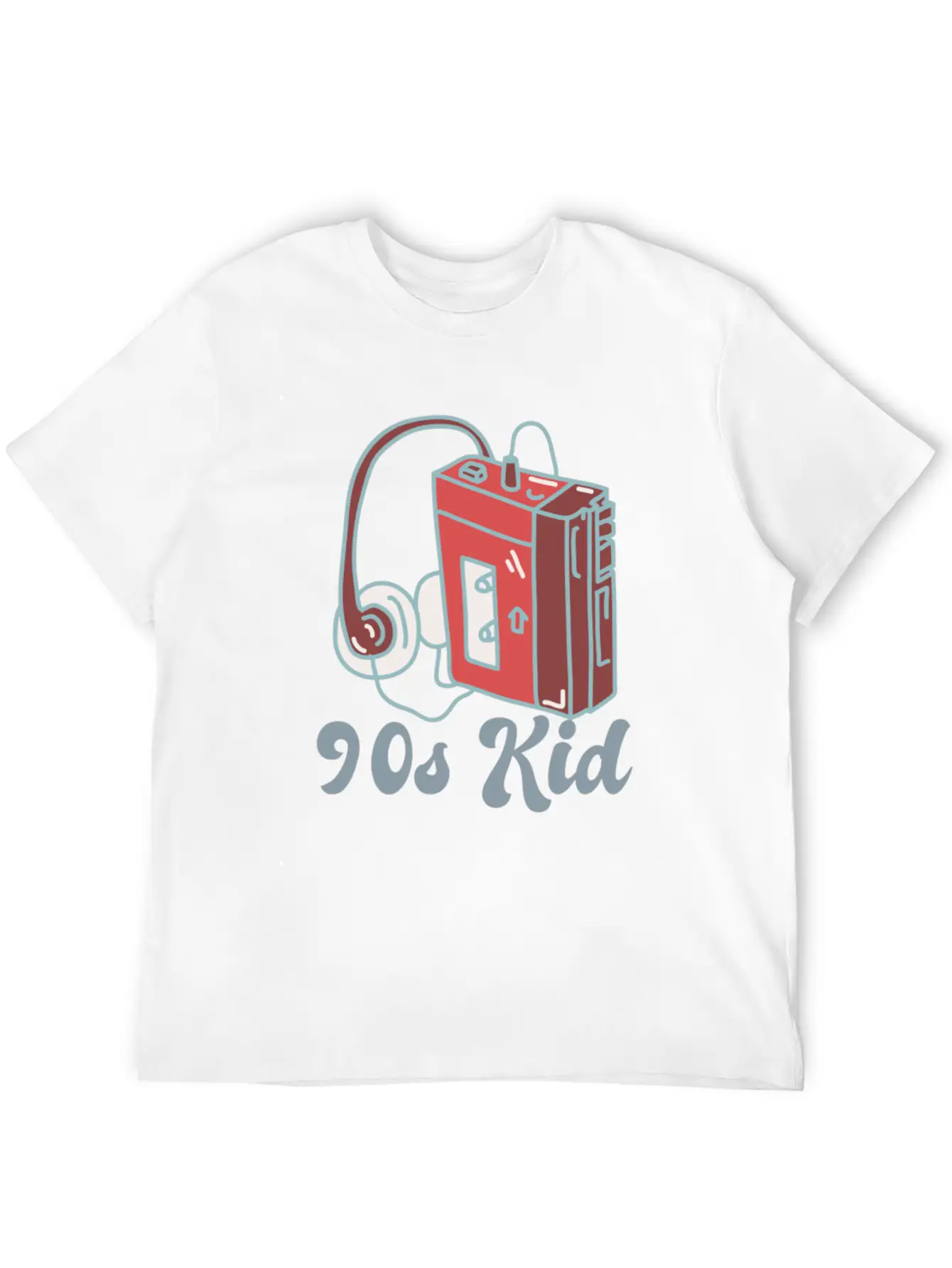 90s Kid Cassette Unisex Casual T-Shirt ¨C Clean Design For Daily Comfort