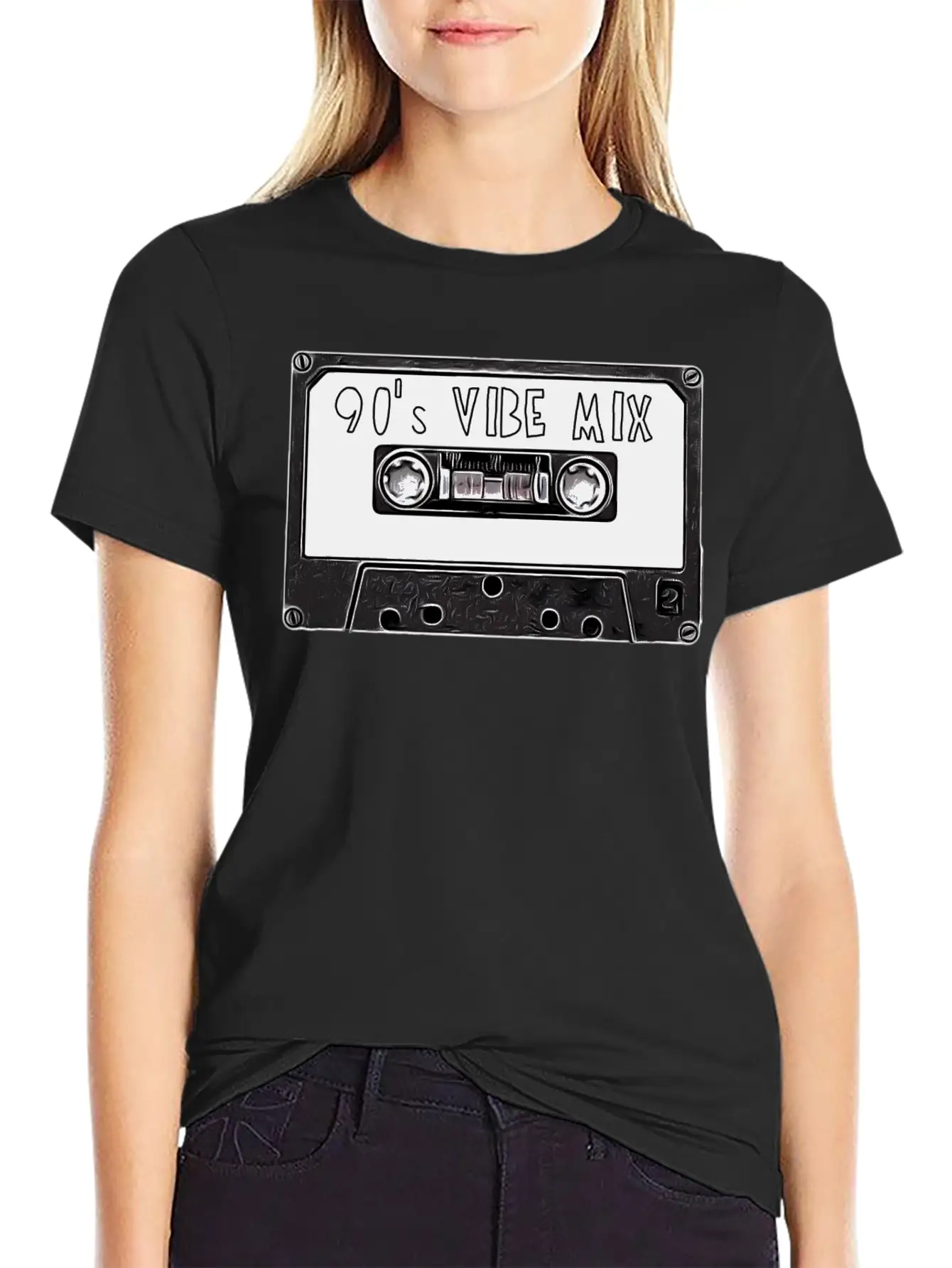 90's Mixtape Basic Graphic T-Shirt ¨C Daily Comfort In Soft Cotton