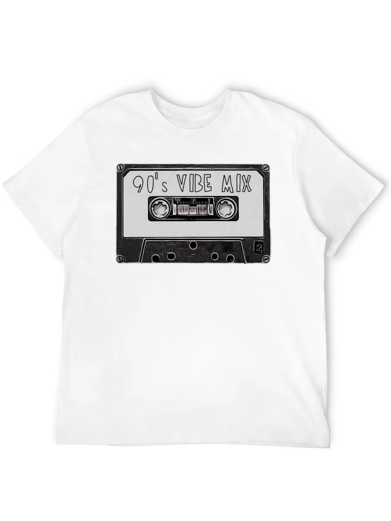 90's Mixtape Basic Graphic T-Shirt ¨C Daily Comfort In Soft Cotton