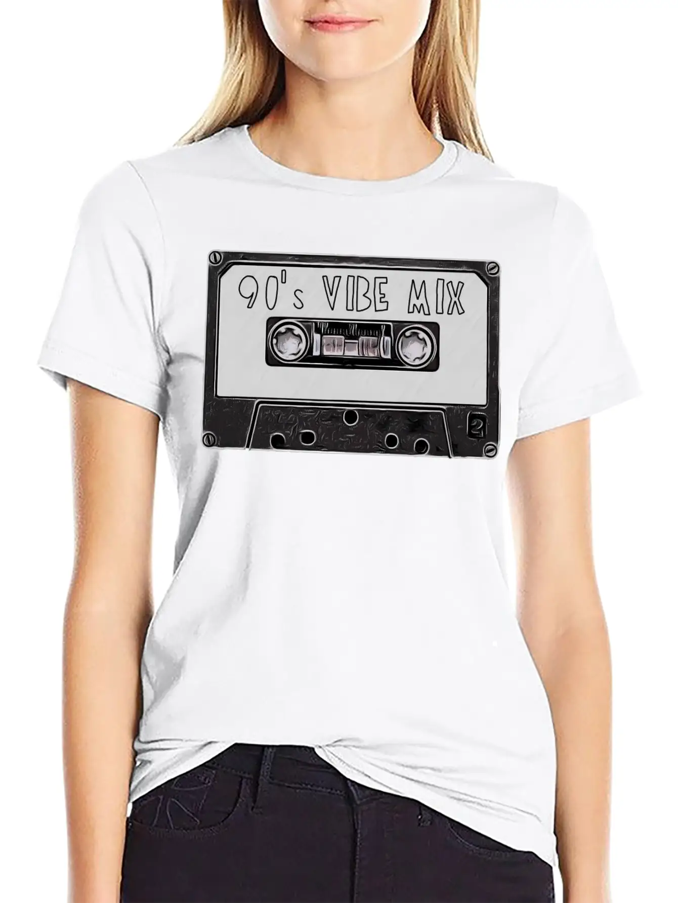 90's Mixtape Basic Graphic T-Shirt ¨C Daily Comfort In Soft Cotton