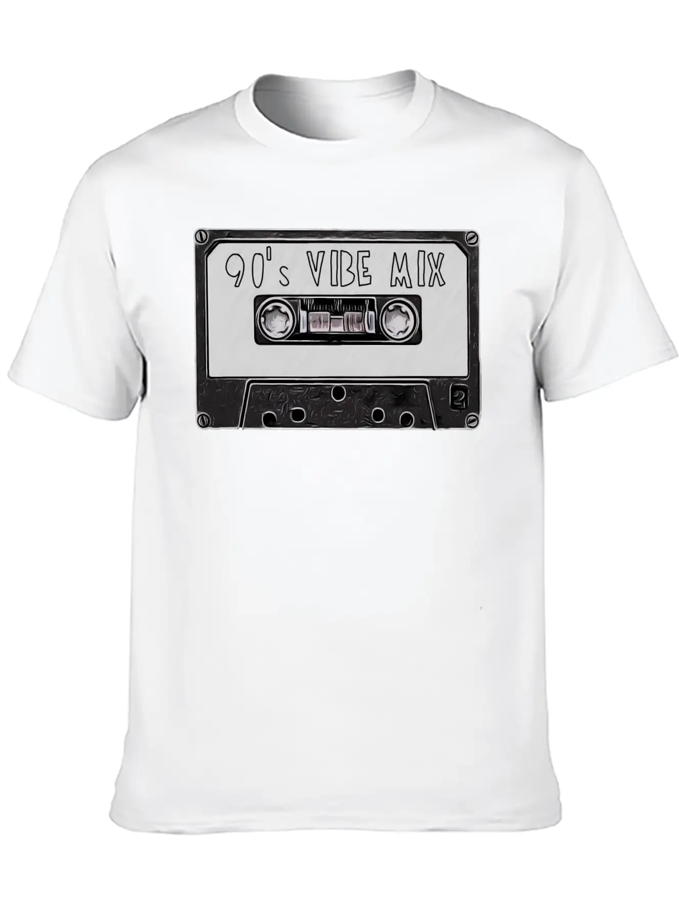 90's Mixtape Basic Graphic T-Shirt ¨C Daily Comfort In Soft Cotton