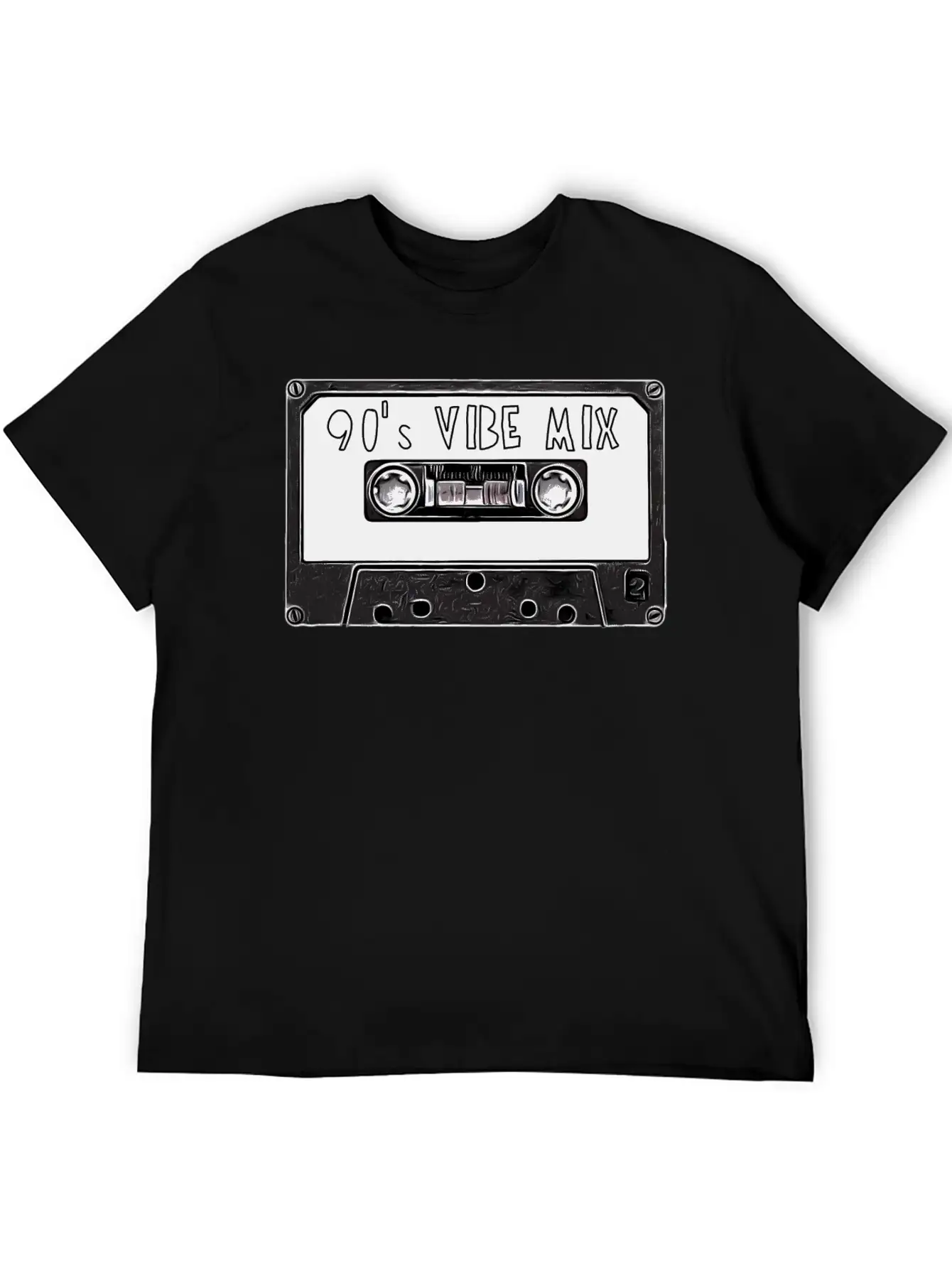 90's Mixtape Basic Graphic T-Shirt ¨C Daily Comfort In Soft Cotton