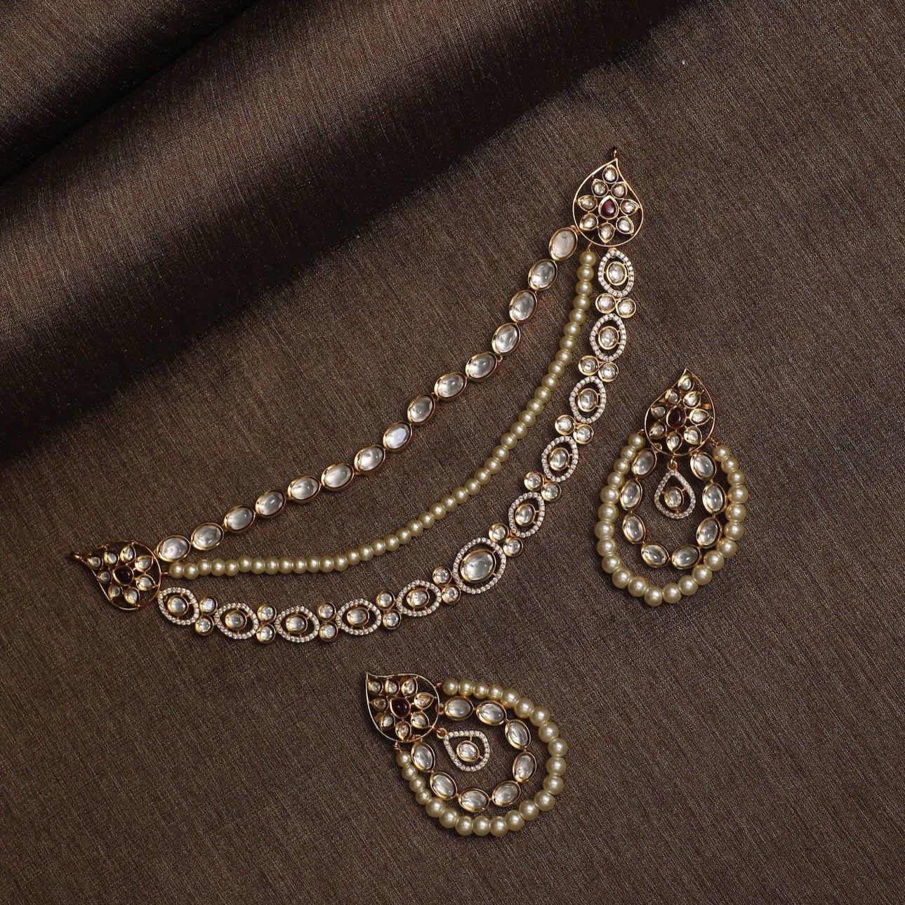 Naviya Kundan Necklace Set