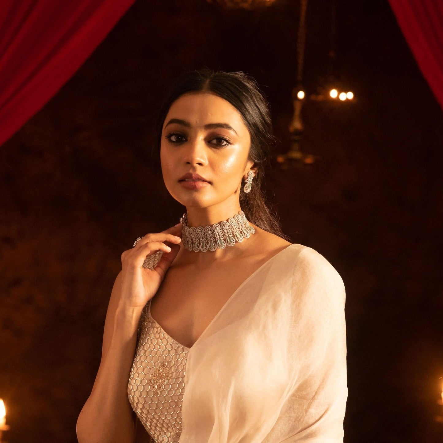 Viola Nakshatra CZ Choker Set