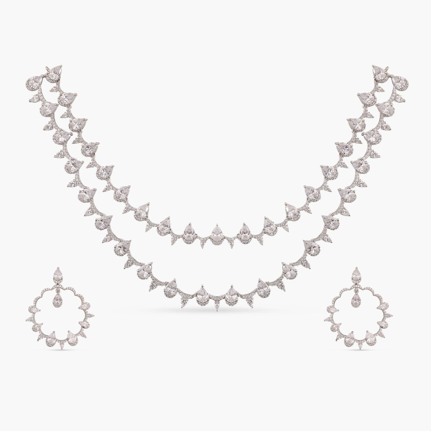 Niamh Delicate CZ Necklace Set