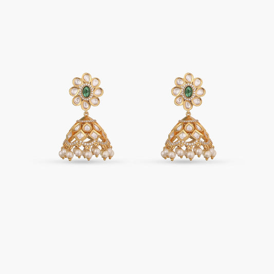 Sonia Kundan Jhumka Earrings