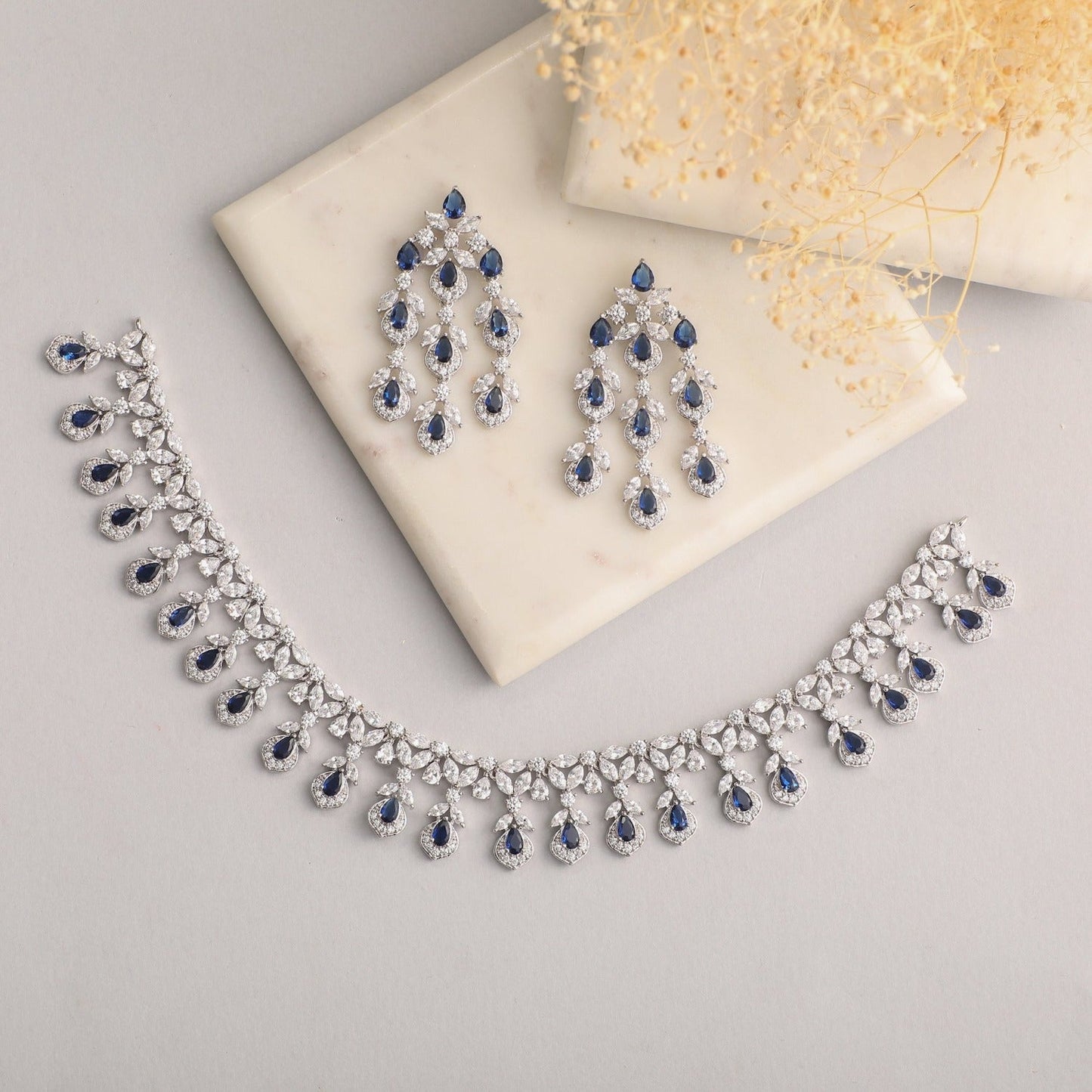 Vivienne Delicate CZ Necklace Set