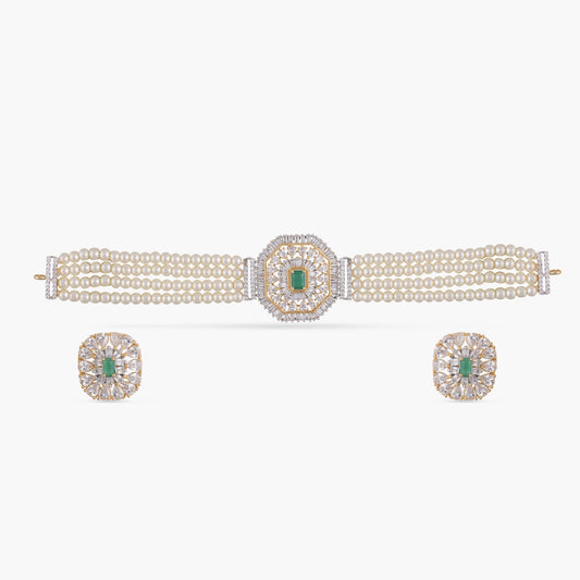 Cyne Nakshatra CZ Choker Set