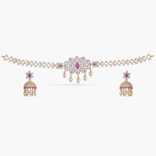 Beli Nakshatra CZ Necklace Set
