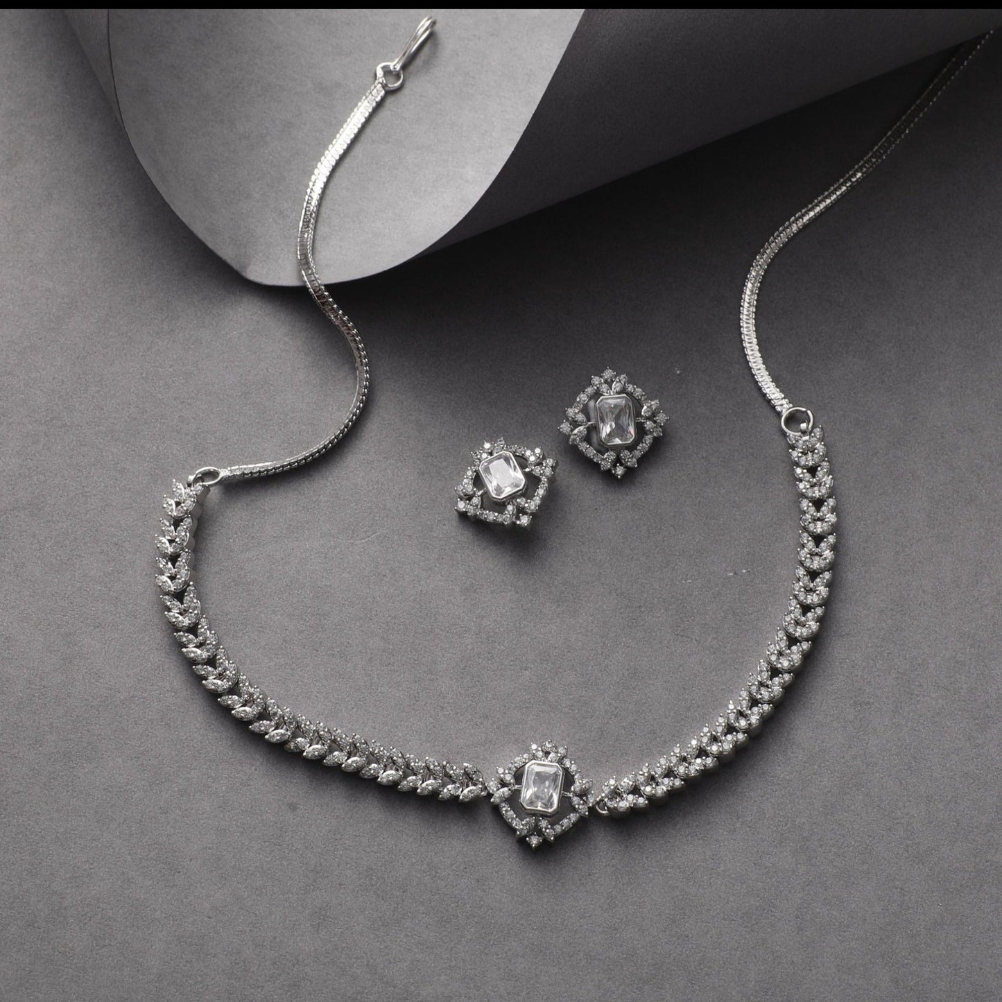 Shaz Nakshatra CZ Necklace Set