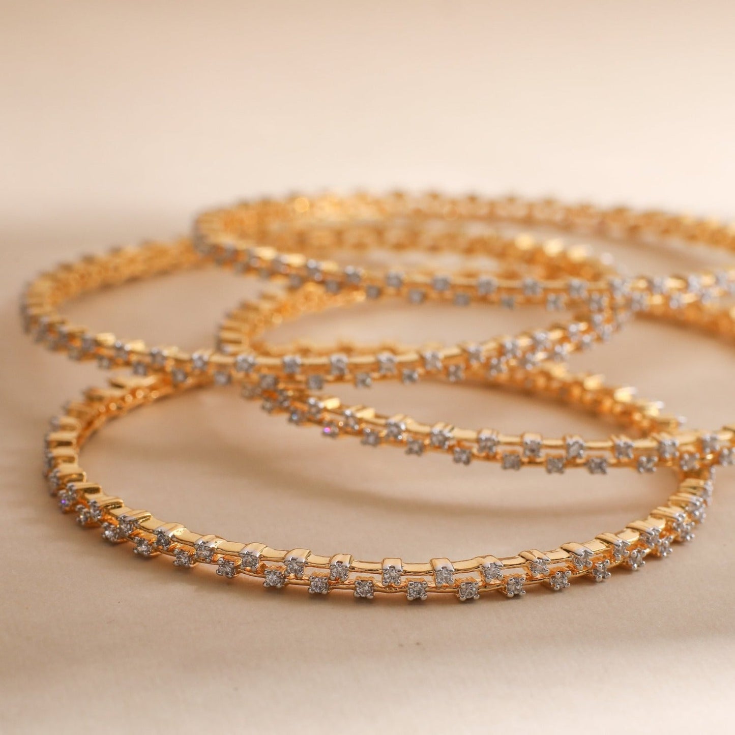 Delicate Serenity CZ Bangles