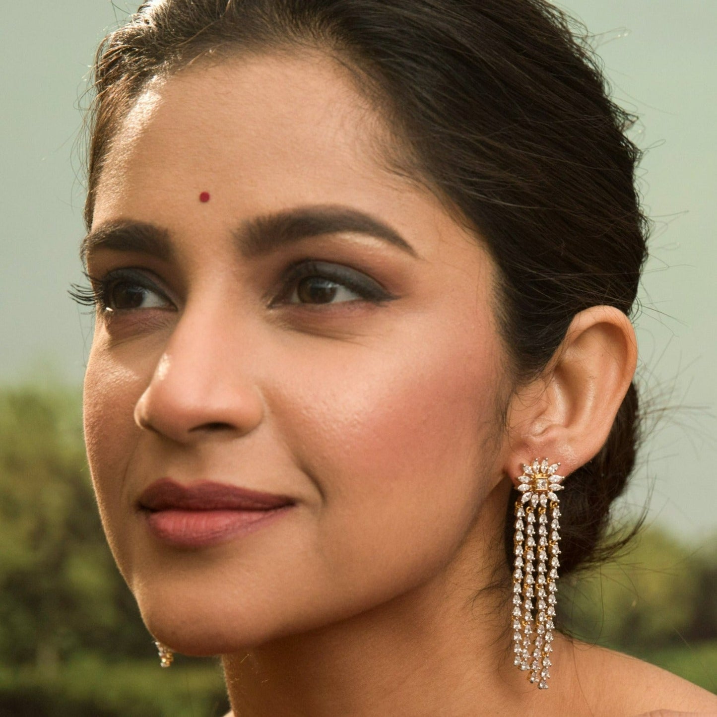 Margie CZ Drop Earrings