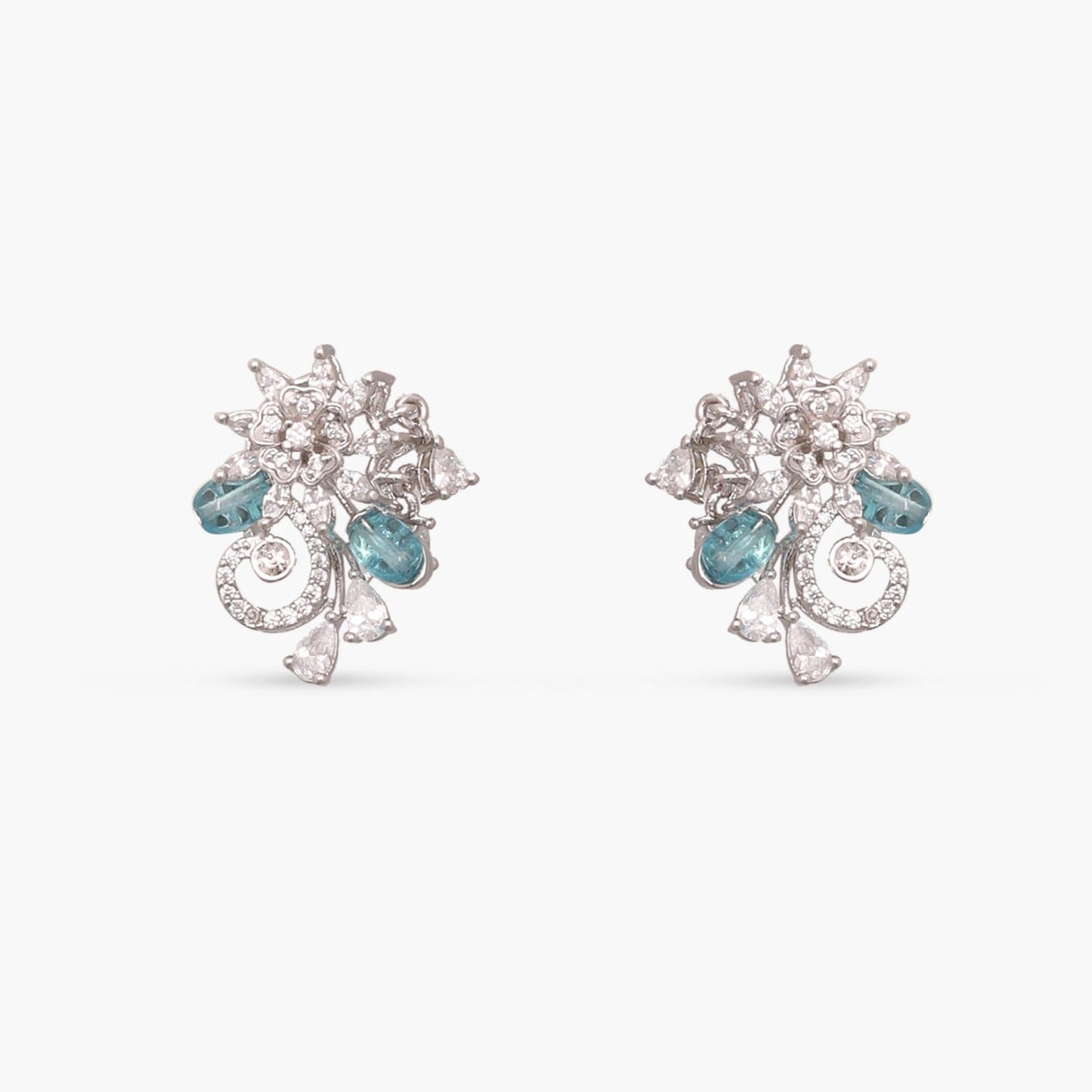 Bloom Minimal CZ Stud Earrings
