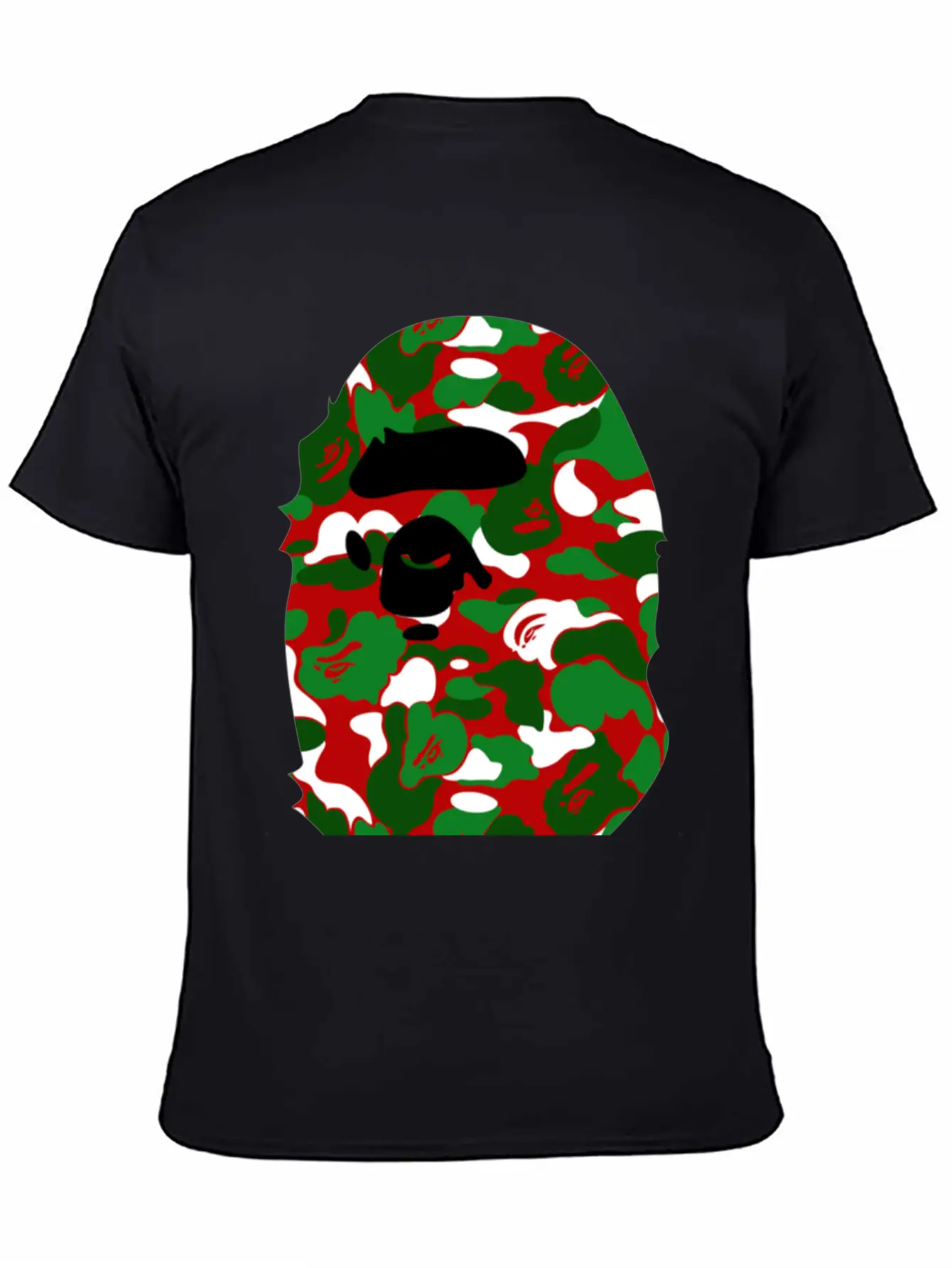 A Bathing Ape Camo Big Ape Head 2016 Basic Graphic T-Shirt ¨C Daily Comfort In Soft Cotton