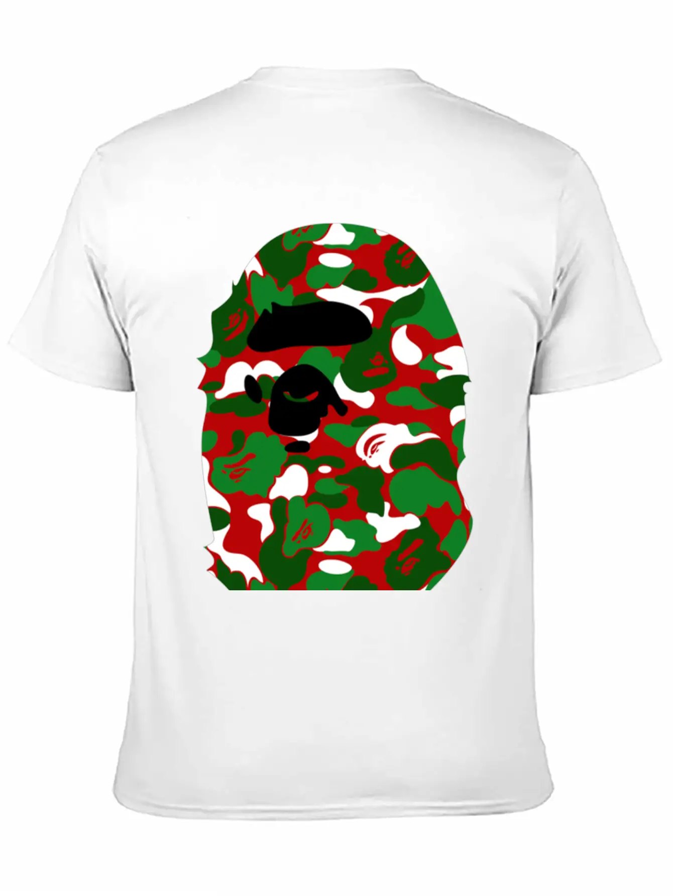 A Bathing Ape Camo Big Ape Head 2016 Basic Graphic T-Shirt ¨C Daily Comfort In Soft Cotton