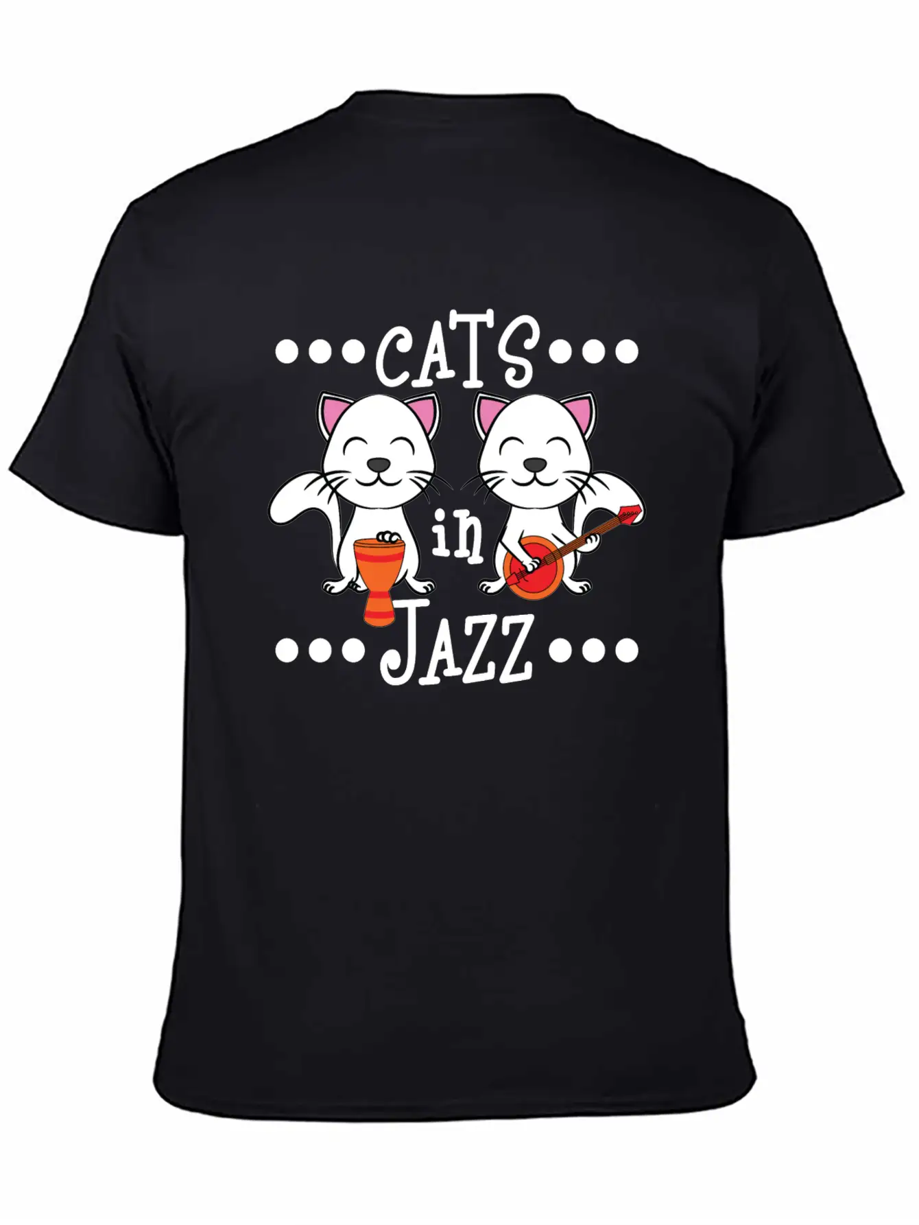 A Cute Cat Tee For Animal And Music Lovers Saying Soft Cotton Short Sleeve Tee ¨C Unisex Wardrobe Staple