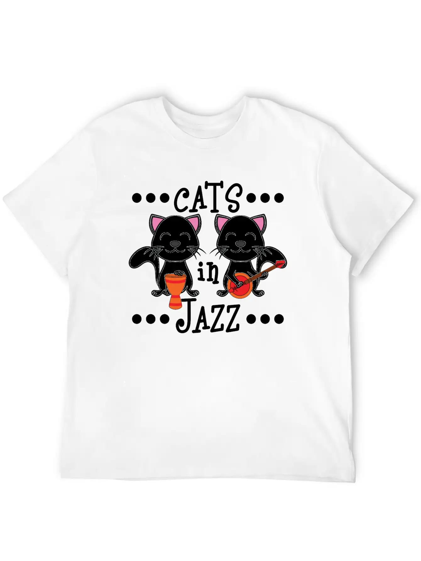A Cute Cat Tee For Animal And Music Lovers Saying Soft Cotton Short Sleeve Tee ¨C Unisex Wardrobe Staple