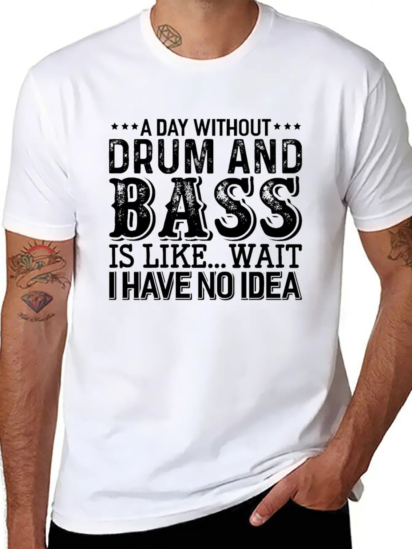 A Day Without Drum And Bass Soft Cotton Short Sleeve Tee ¨C Unisex Wardrobe Staple