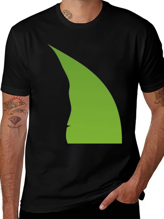 A FACE IN A TREE LEAF Unisex Casual T-Shirt ¨C Clean Design For Daily Comfort