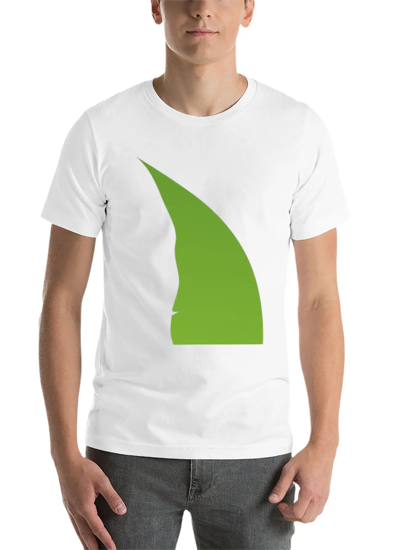 A FACE IN A TREE LEAF Unisex Casual T-Shirt ¨C Clean Design For Daily Comfort