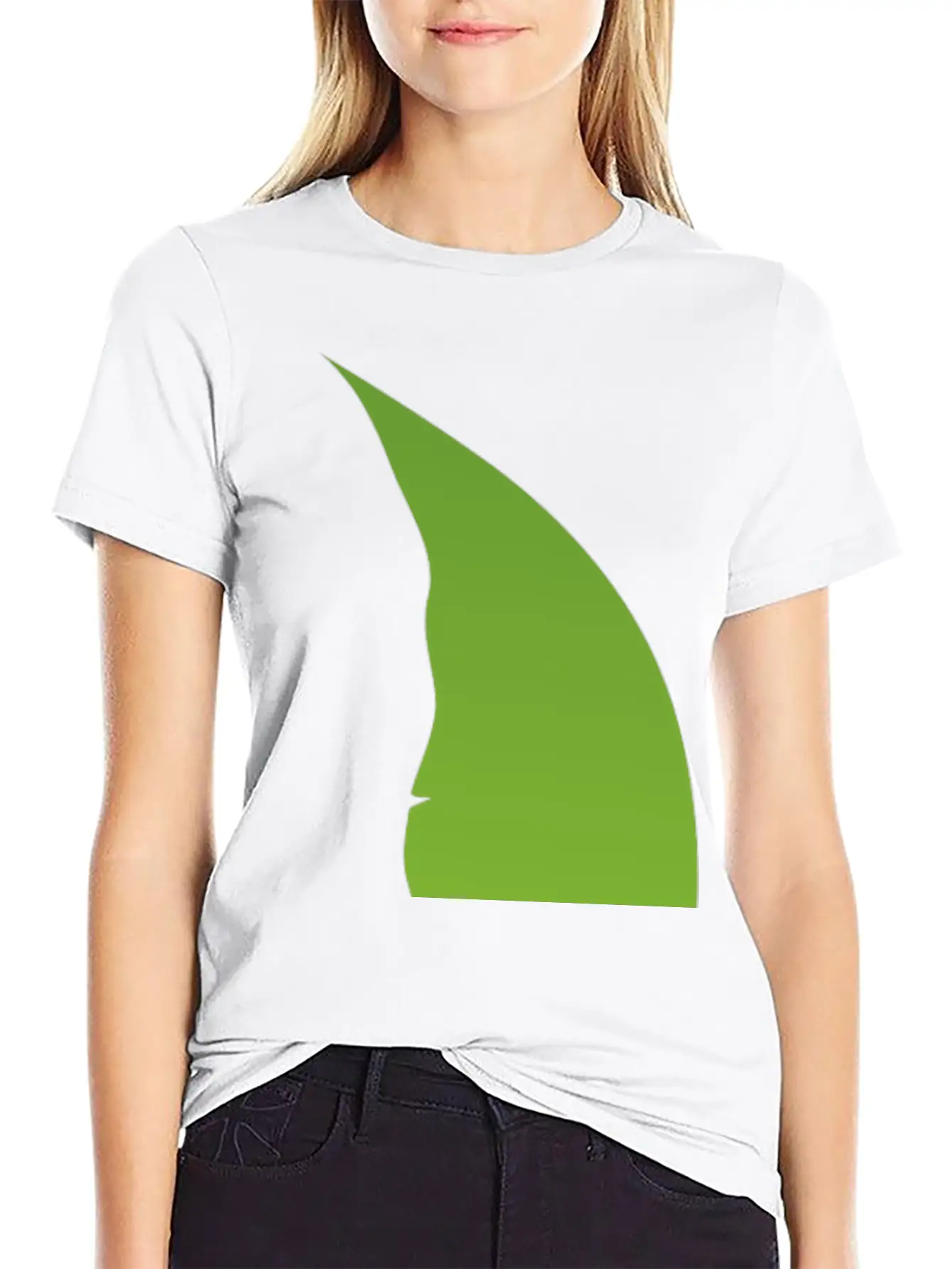 A FACE IN A TREE LEAF Unisex Casual T-Shirt ¨C Clean Design For Daily Comfort