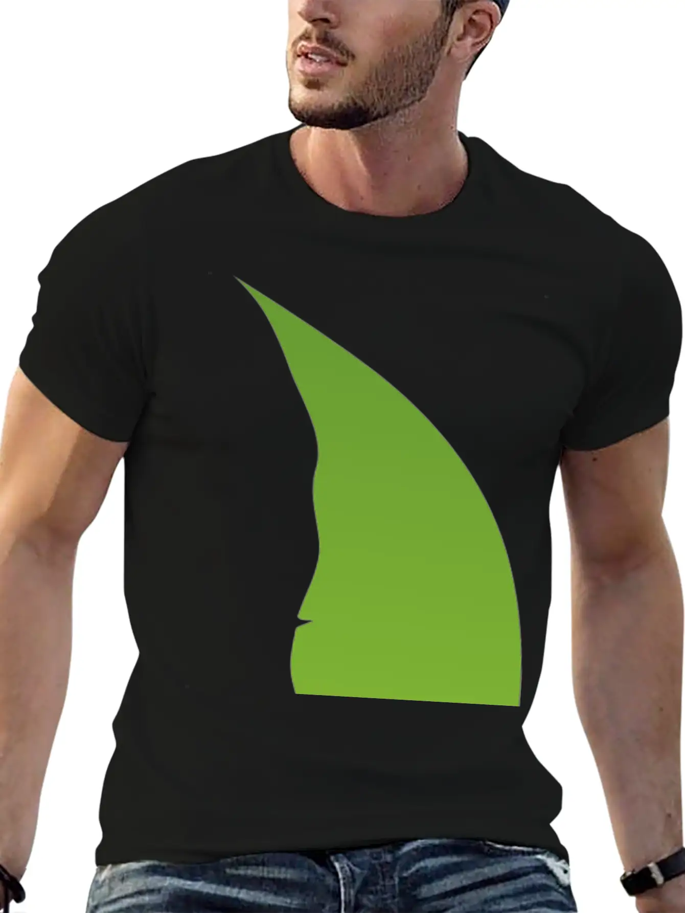 A FACE IN A TREE LEAF Unisex Casual T-Shirt ¨C Clean Design For Daily Comfort