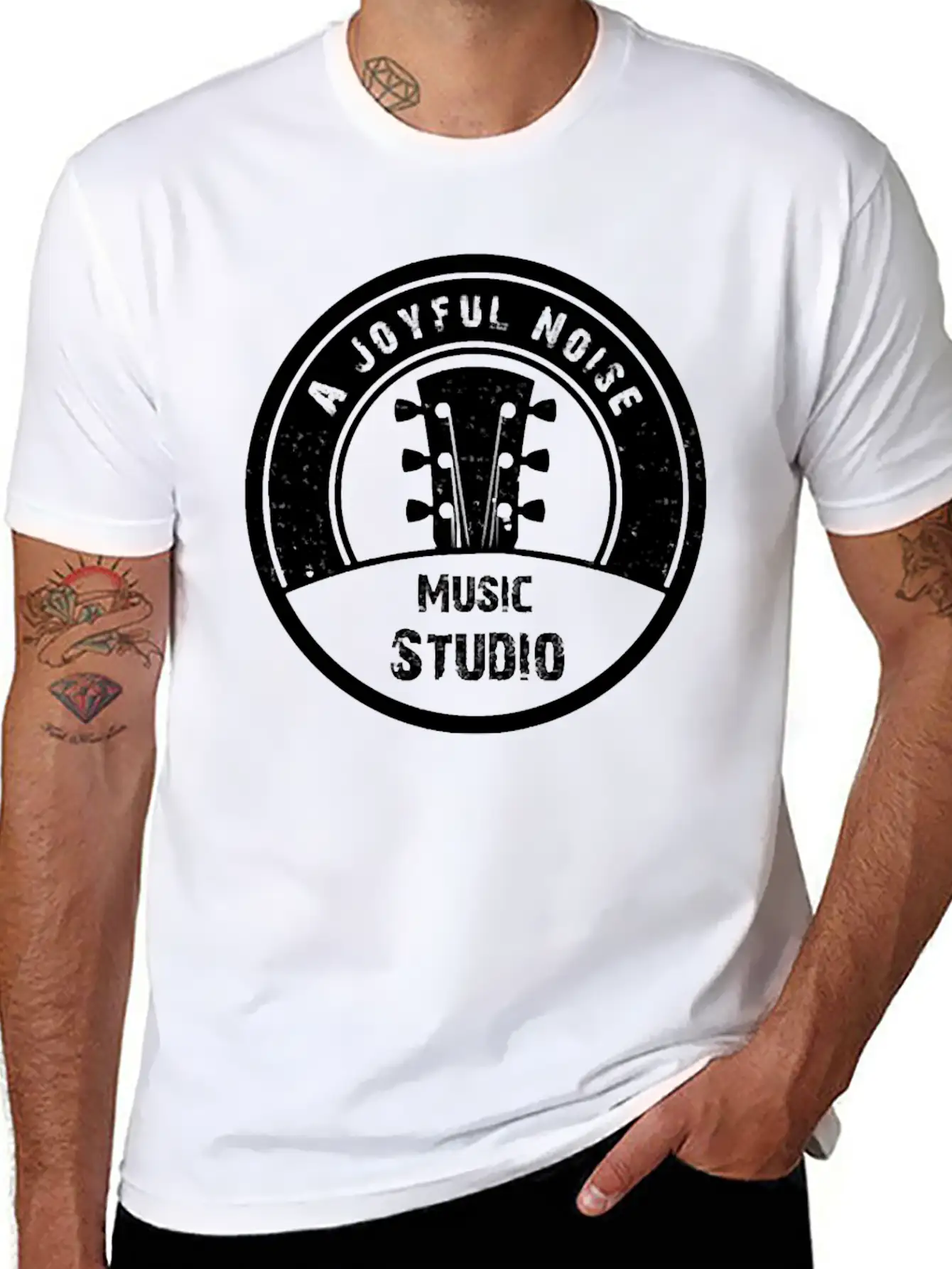 A Joyful Noise Music Studio Soft Cotton Short Sleeve Tee ¨C Unisex Wardrobe Staple