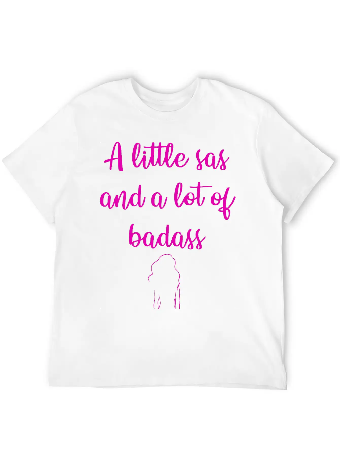 A Little Sas, A Lot Of Badass. Sassy Since Birth. Soft Cotton Short Sleeve Tee ¨C Unisex Wardrobe Staple