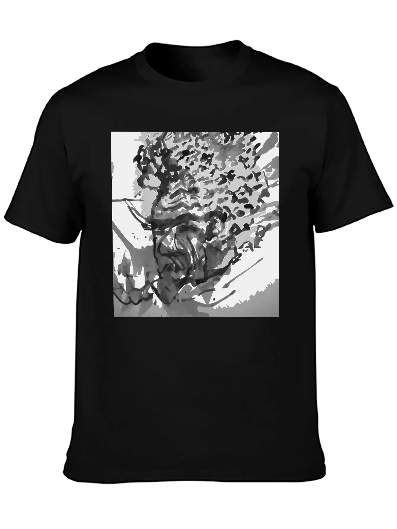 Abstract Essential Cotton Tee For Daily Outfits ¨C Unisex Style