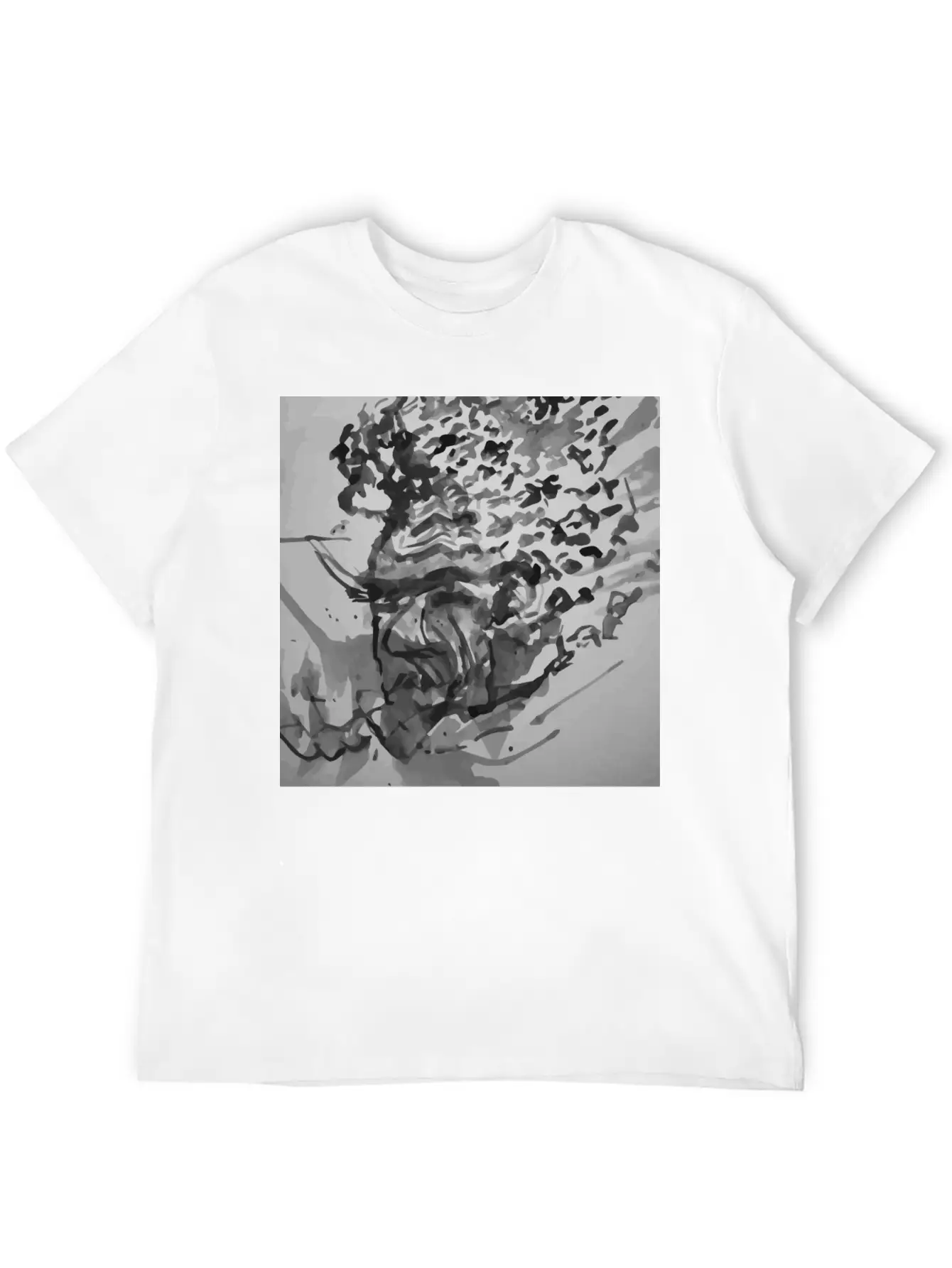 Abstract Essential Cotton Tee For Daily Outfits ¨C Unisex Style
